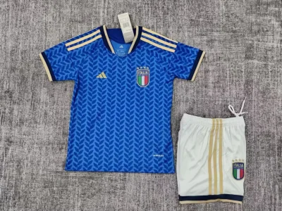 2026 Italy Home Football Shirt Kids Size 1:1 Thai Quality