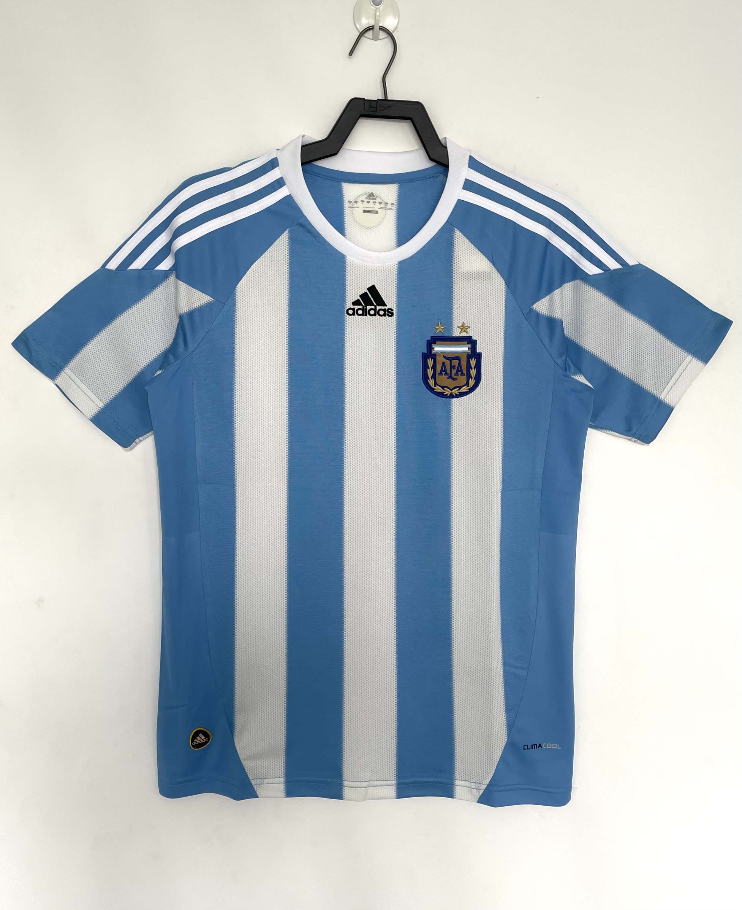 2010 Retro Argentina Home Football Shirt 1:1 Thai Quality