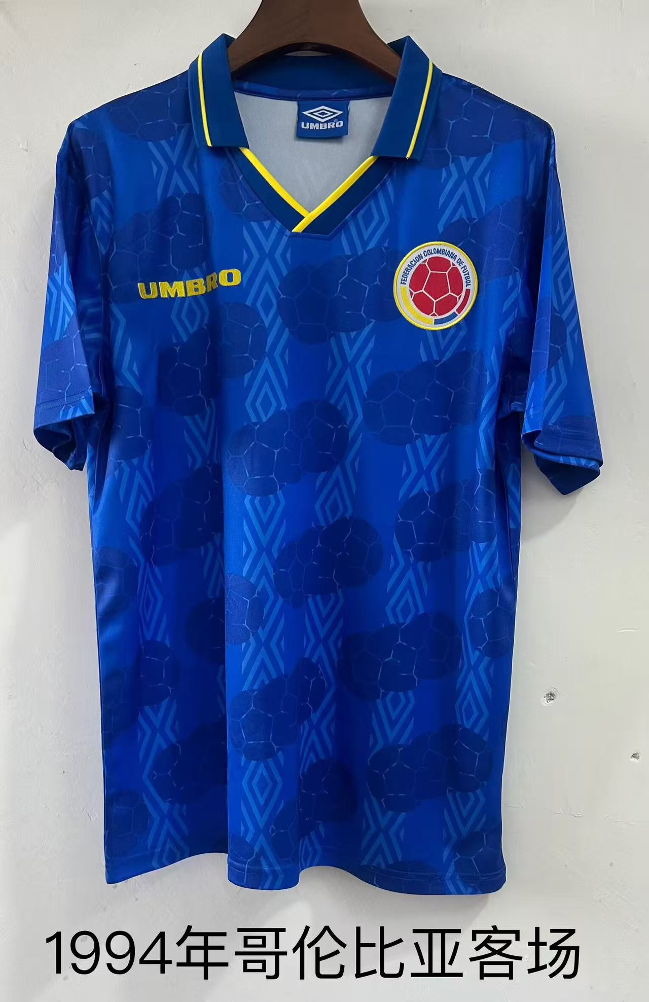 1994 Colombia Away Football Shirt 1:1 Thai Quality