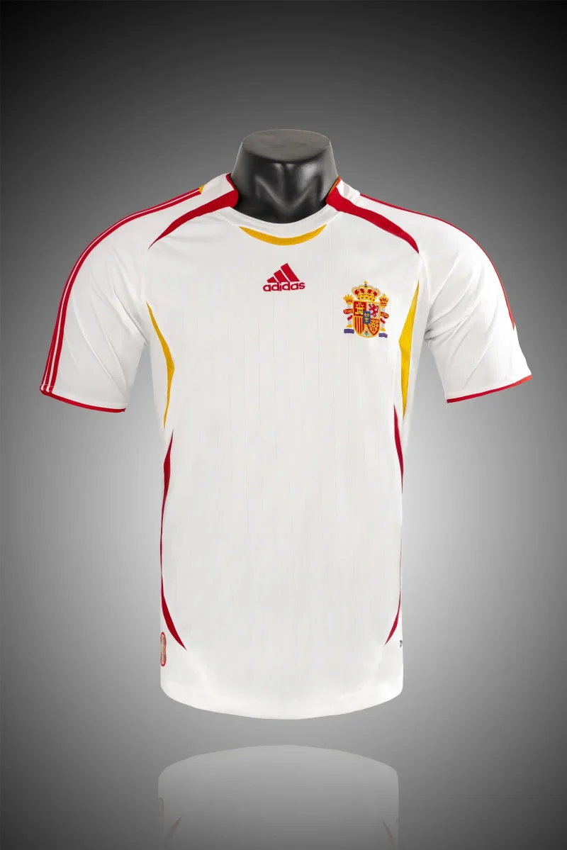 b48477767e7e487d92c6aa05d4f2f209 2006 Retro Spain Away Football Shirt 1:1 Thai Quality
