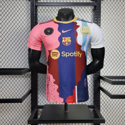 2025/2026 Player Version 10# Messi Barcelona/Argentina/BL/Inter Miami Football Shirt 1:1 Thai Quality