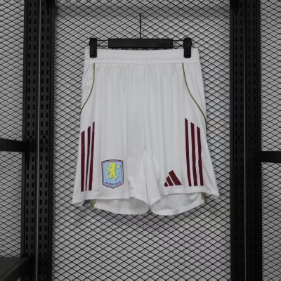 2025/2026 Player Version Aston Villa Home Shorts 1:1 Thai Quality