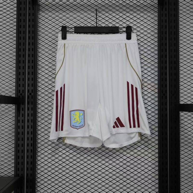b8e4bda8caf3ad03afbb24332a4afaf1 2025/2026 Player Version Aston Villa Home Shorts 1:1 Thai Quality