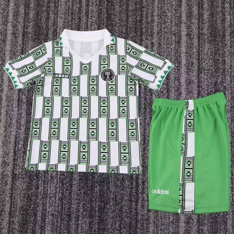 b9511ad7c0d963876efc90e0916ccaed 1994 Nigeria Away Football Shirt Kids Size 1:1 Thai Quality