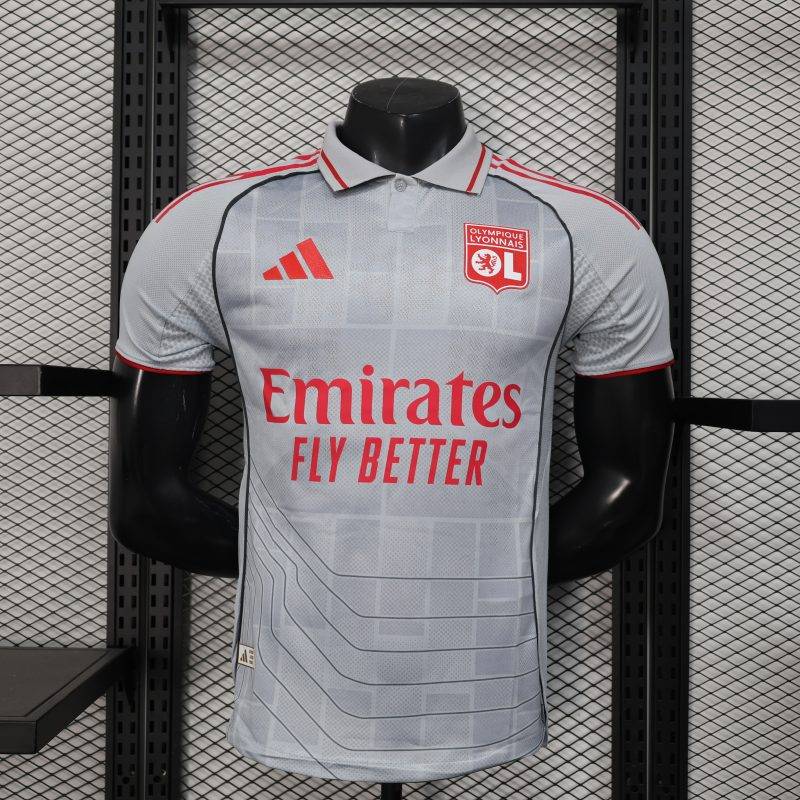 ba116c5f7d4397146ee2905e63159c60 2025/2026 Player Version Lyon Third Away Football Shirt 1:1 Thai Quality