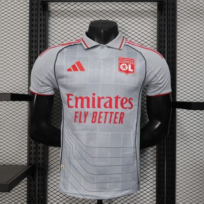 2025/2026 Player Version Olympique Lyonnais Third Football Shirt 1:1 Thai Quality