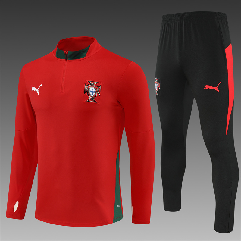 ba3da22ed2fe2f9f03067b359bbd402c 2025/2026 Portugal Half-Pull Football Shirt
