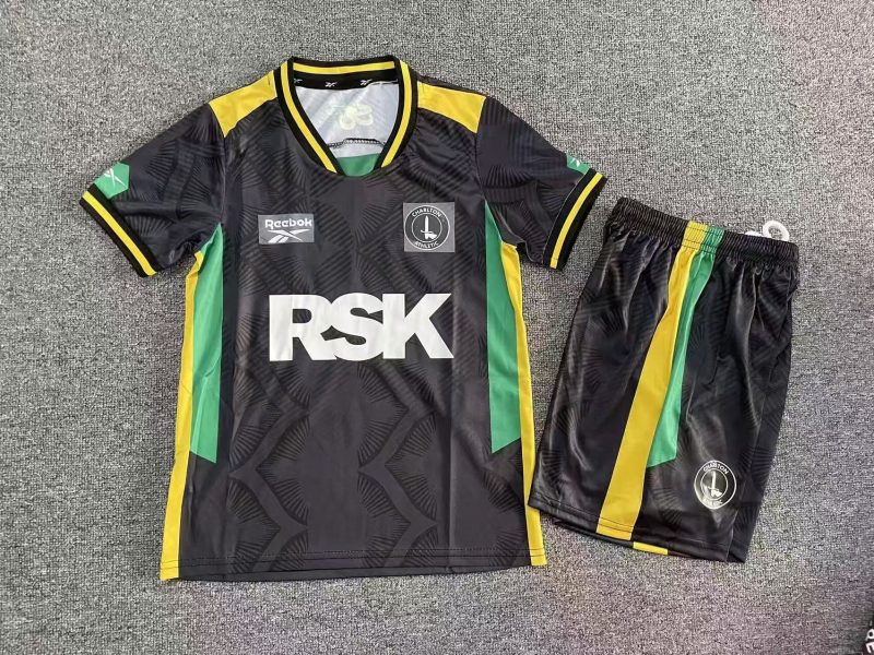 ba8816fe98f4068163d185113b6ba41b 2025/2026 Charlton Athletic Third Football Shirt Kids Size 1:1 Thai Quality