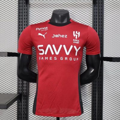 2025/2026 Player Version Al Hilal Training Wear Football Shirt 1:1 Thai Quality