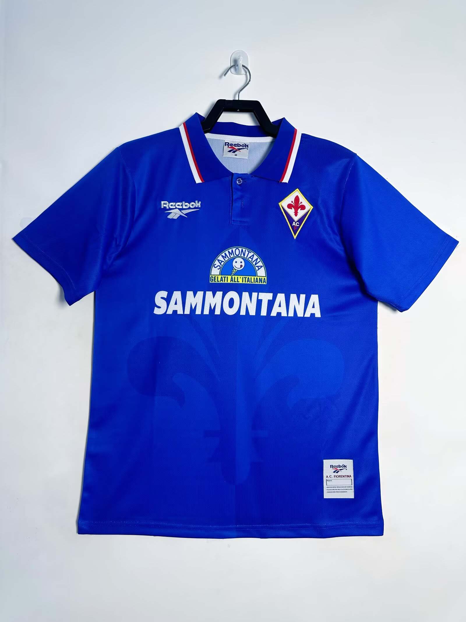 1995/1996 Retro Fiorentina Home Football Shirt 1:1 Thai Quality
