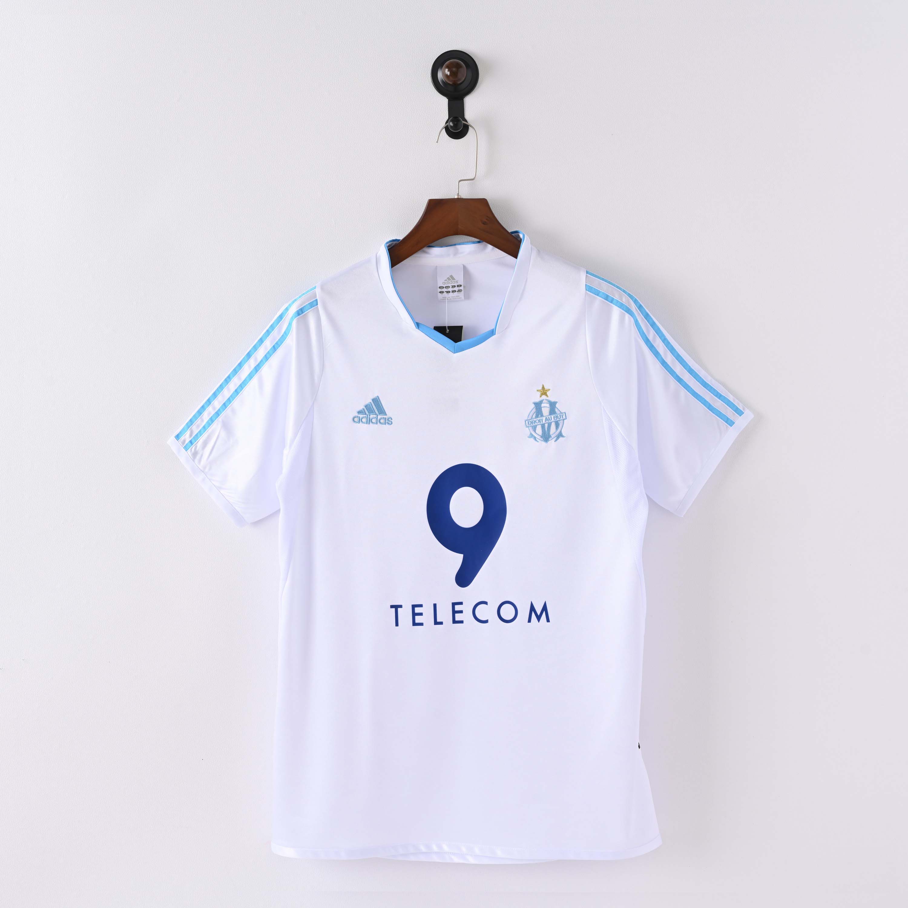 2002/2003 Retro Olympique Marseille Home Football Shirt 1:1 Thai Quality
