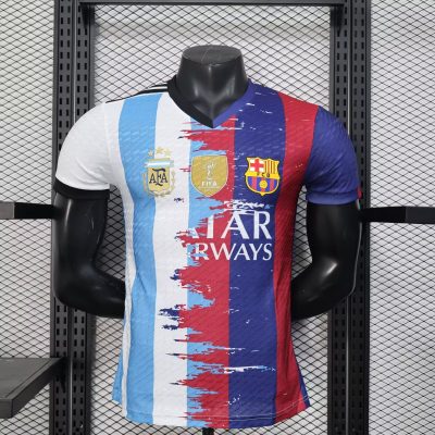 2025/2026 Player Version 10#Messi Barcelona/Argentina Special Edition Football Shirt 1:1 Thai Quality