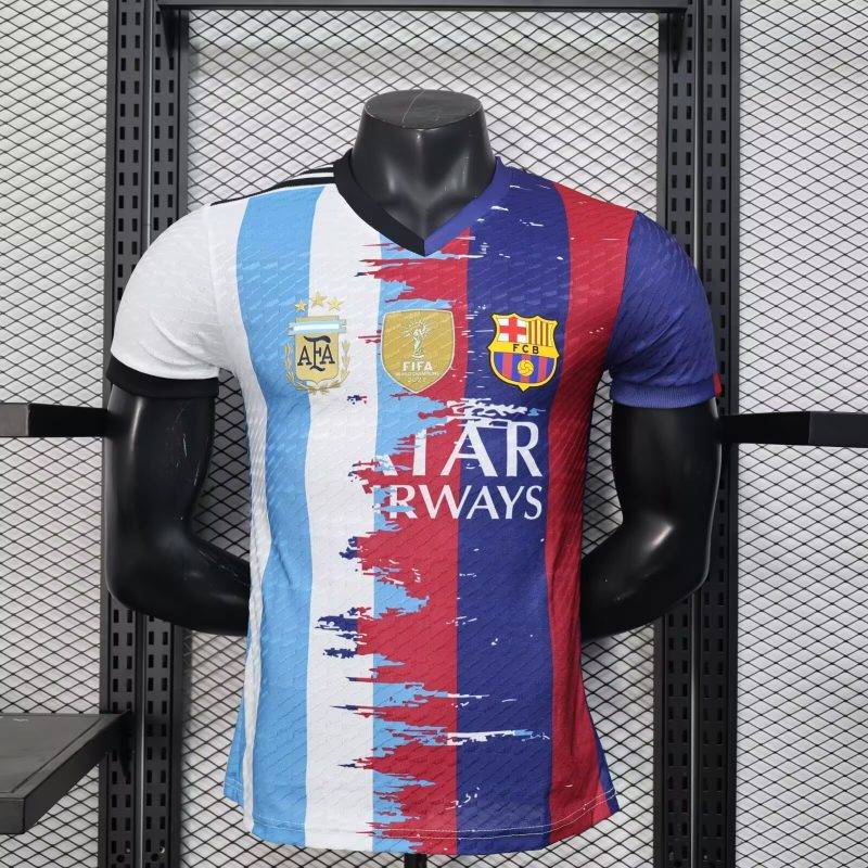 bf31a008b55c1bf7d4f7bf5b6c2827e6 2025/2026 Player Version 10#Messi Barcelona/Argentina Special Edition Football Shirt 1:1 Thai Quality