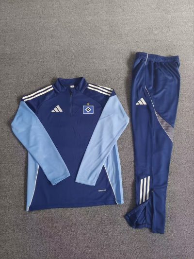 2025/2026 Hamburg Half-Pull Training Suit Football Shirt 1:1 Thai Quality Set