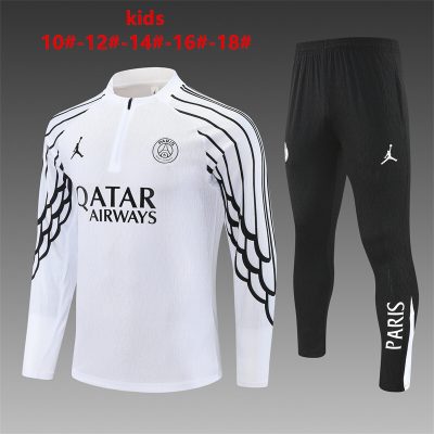 2025/2026 Paris Saint-Germain Half-Pull Training Suit Football Shirt Kids Size