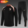 2025/2026 France Half-Pull Football Shirt Kids Size