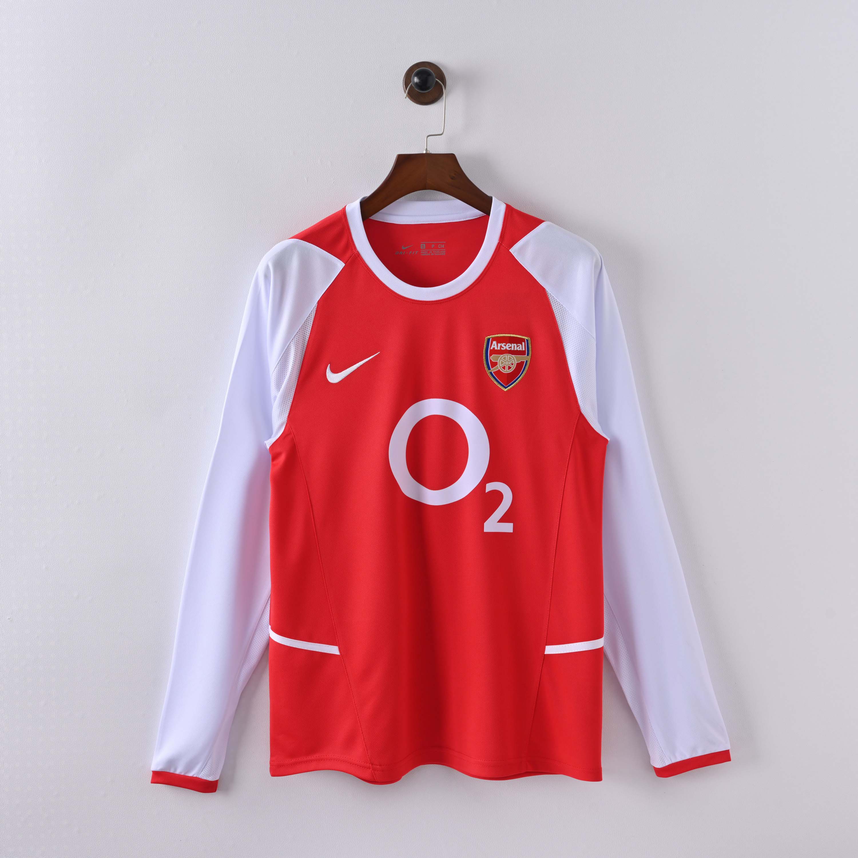 2004/2005 Retro Long Sleeve Arsenal Home Football Shirt 1:1 Thai Quality