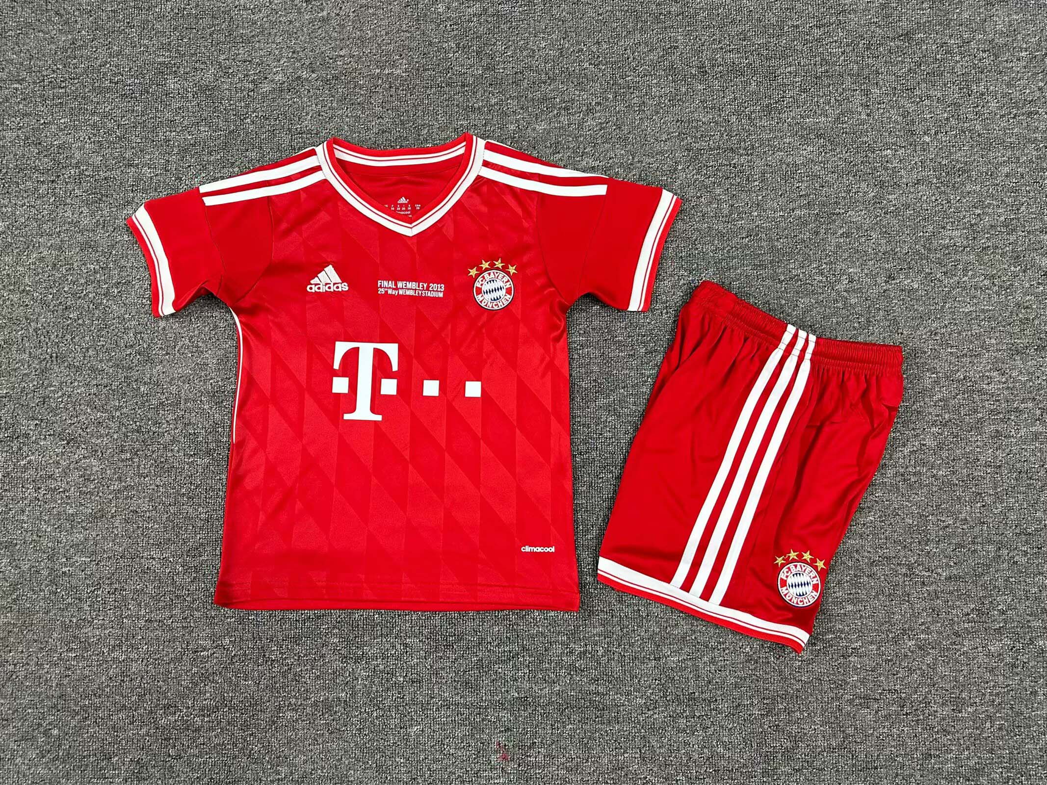 2012/2013 Retro Bayern Munchen Home Football Shirt Kids Size 1:1 Thai Quality