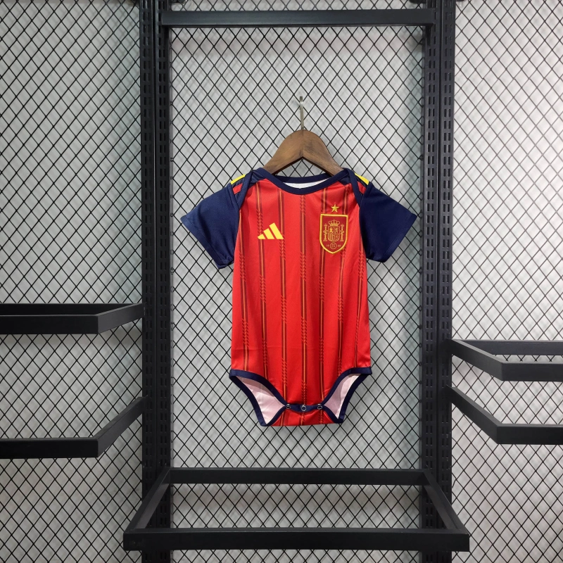 c7ff6af673cb1715fd3a48fac379f377 2026 Spain Home Football Shirt Baby Size 1:1 Thai Quality