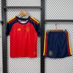 2026 Spain Home Football Shirt Kids Size 1:1 Thai Quality