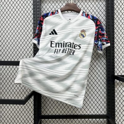2025/2026 Real Madrid Pre-match uniform Football Shirt 1:1 Thai Quality
