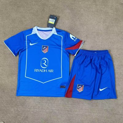 2025 /2026 Atletico Madrid Third Football Kids 1:1 Thai Quality
