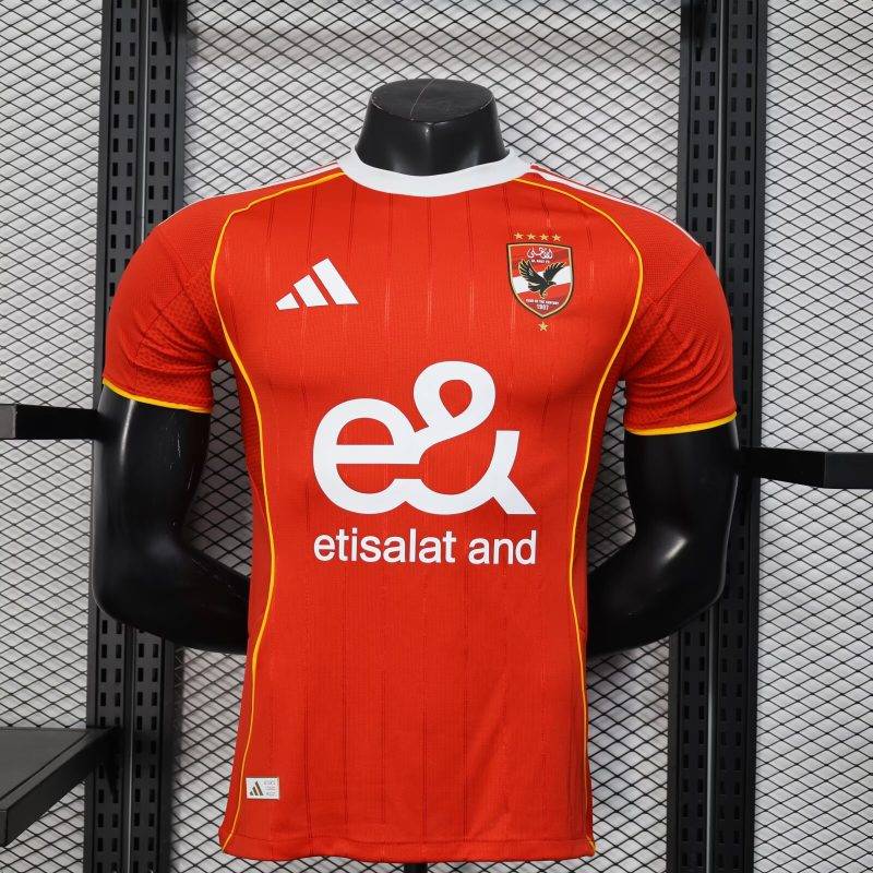 cd89642bf681847f8eb04c4c88378cc6 2025/2026 Player Version Al Ahly SC Home Football Shirt 1:1 Thai Quality