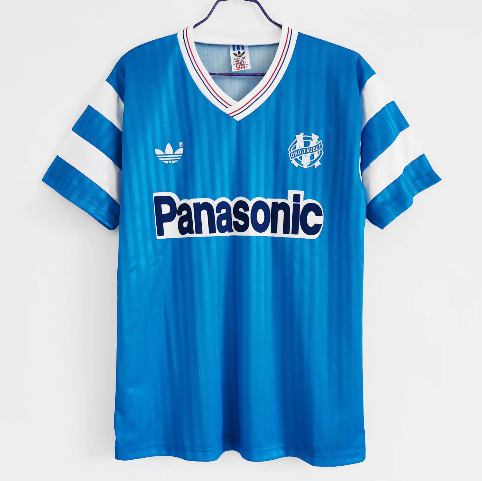 1990 Retro Olympique Marseille Away Football Shirt 1:1 Thai Quality