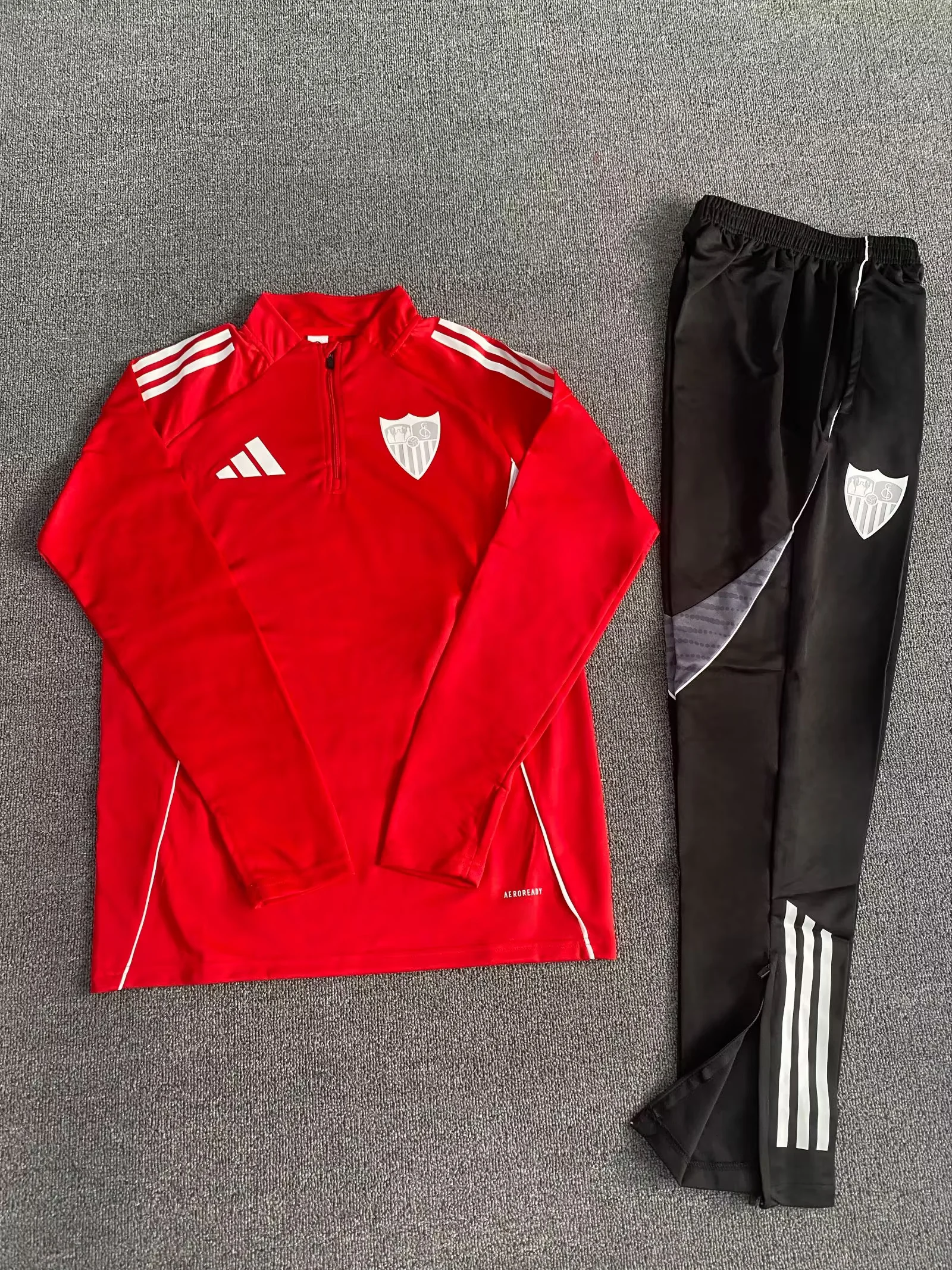 2025/2026 Sevilla Half-Pull Training Wear Football Shirt