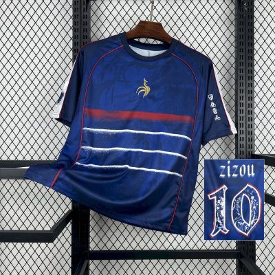 2025 France Zizou #10 Football Shirt 1:1 Thai Quality