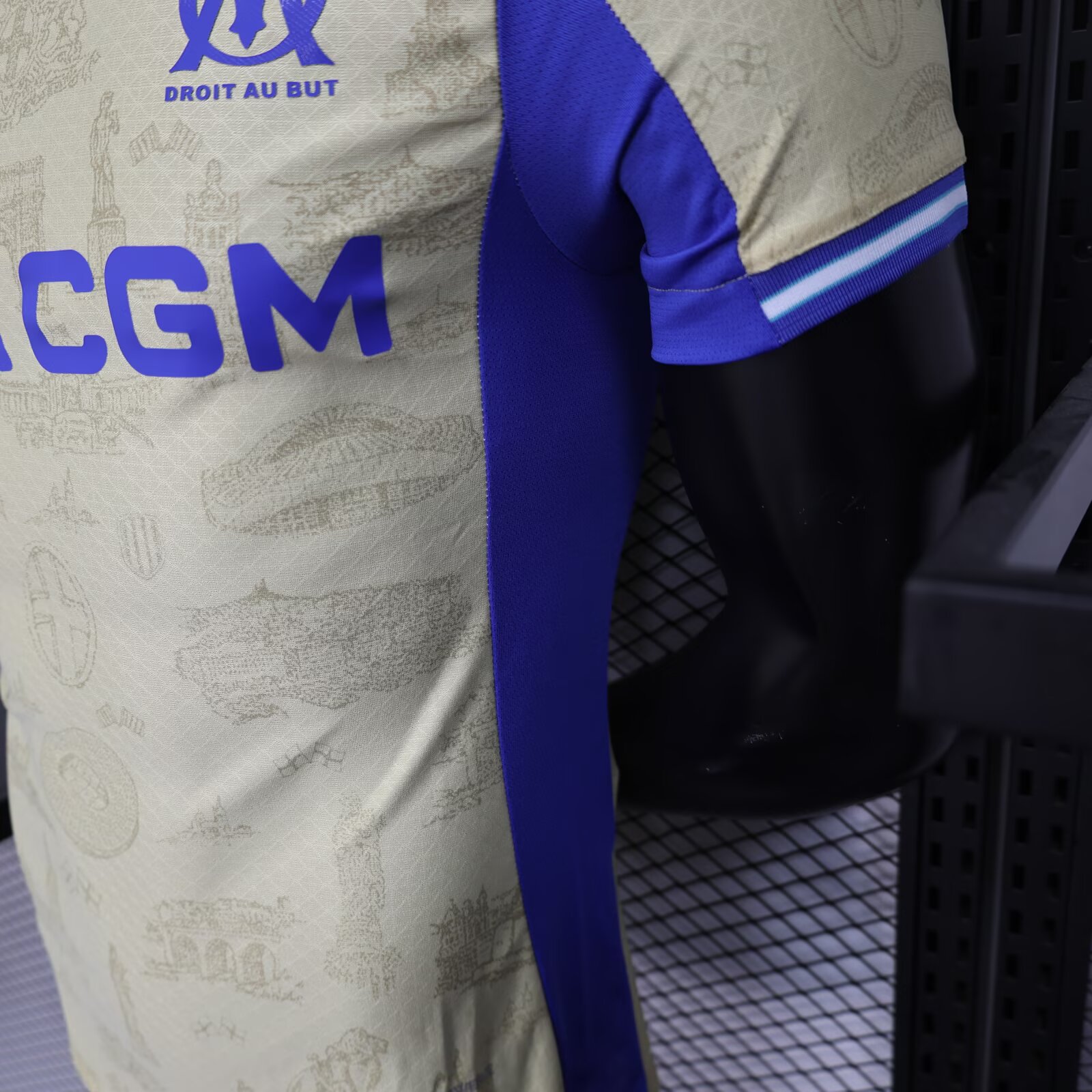 2025/2026 Player Version Olympique Marseille Fourth Away Football Shirt 1:1 Thai Quality - Image 6
