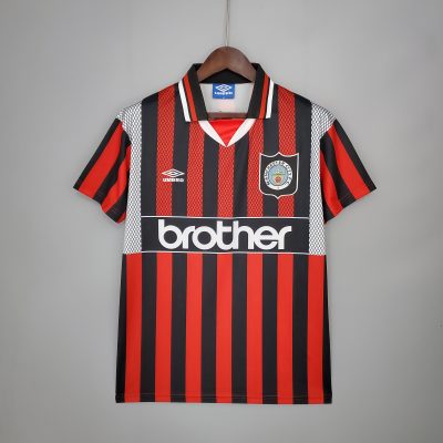 1994/1995 Manchester City Away Football Shirt 1:1 Thai Quality