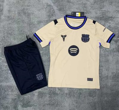 2025/2026 Barcelona Away Football Shirt Kids Size 1:1 Thai Quality