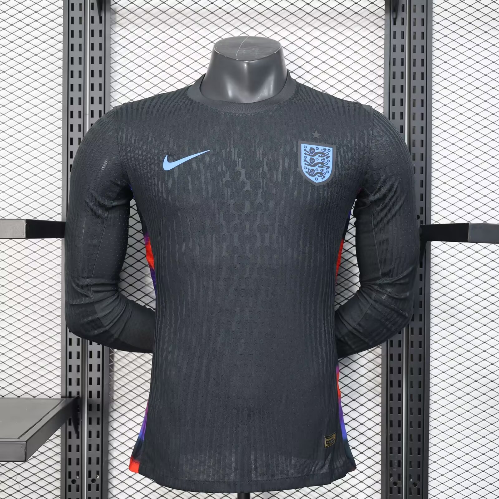 2025 Player Version Long Sleeve England Away Football Shirt 1:1 Thai Quality