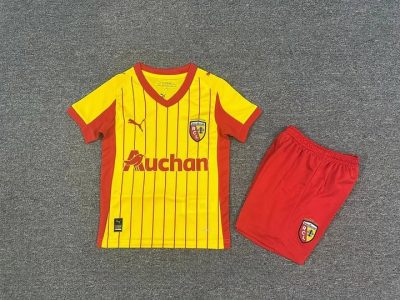 2025/2026 RC Lens Home Football Shirt Kids Size 1:1 Thai Quality