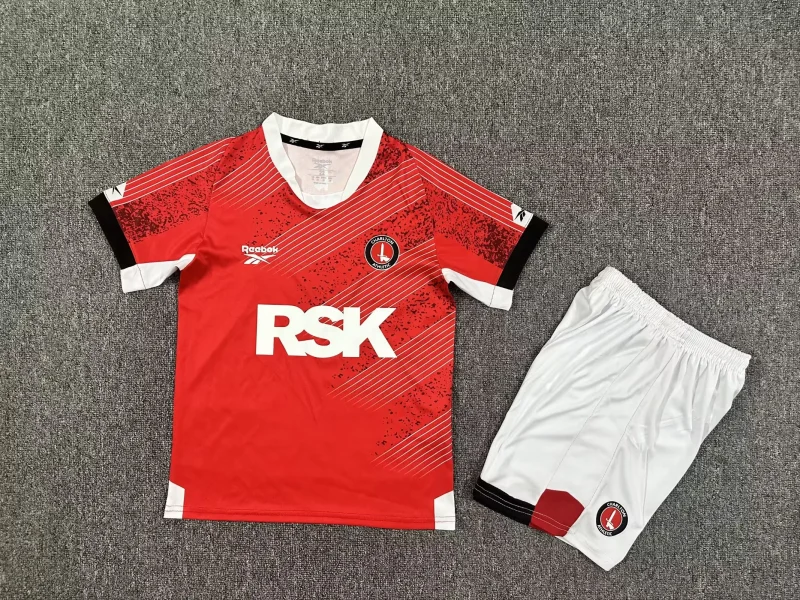 2025/2026 Charlton Athletic Home Football Shirt Kids Size 1:1 Thai Quality