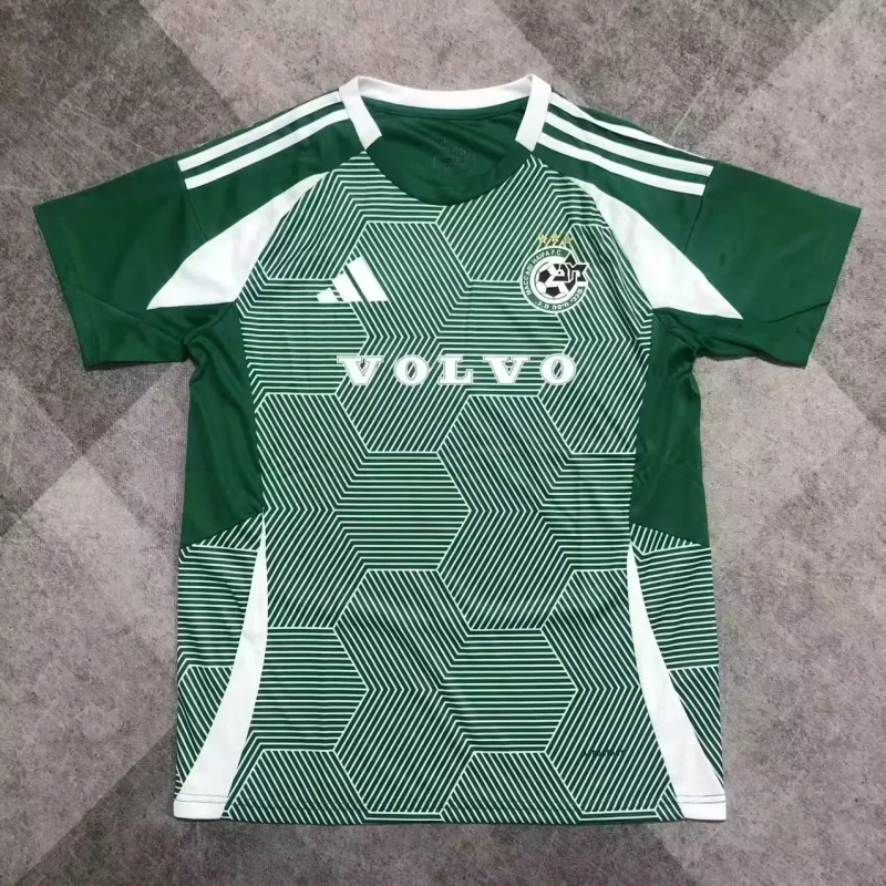 d59d6036f5927bb726276ef00e8640bc 2024/2025 Maccabi Haifa Home Football Shirt 1:1 Thai Quality