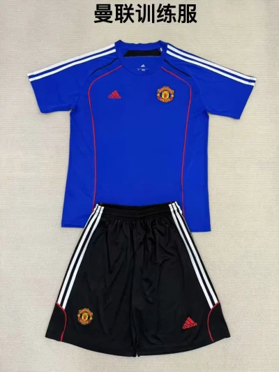 2025/2026 Manchester United Training Wear Football Shirt Kids Size 1:1 Thai Quality
