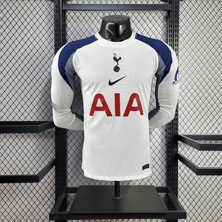 db36603a8e91c910fa544f23f55a25d5 2025/2026 Player Version Long Sleeve Tottenham Hotspur Home Football Shirt 1:1 Thai Quality