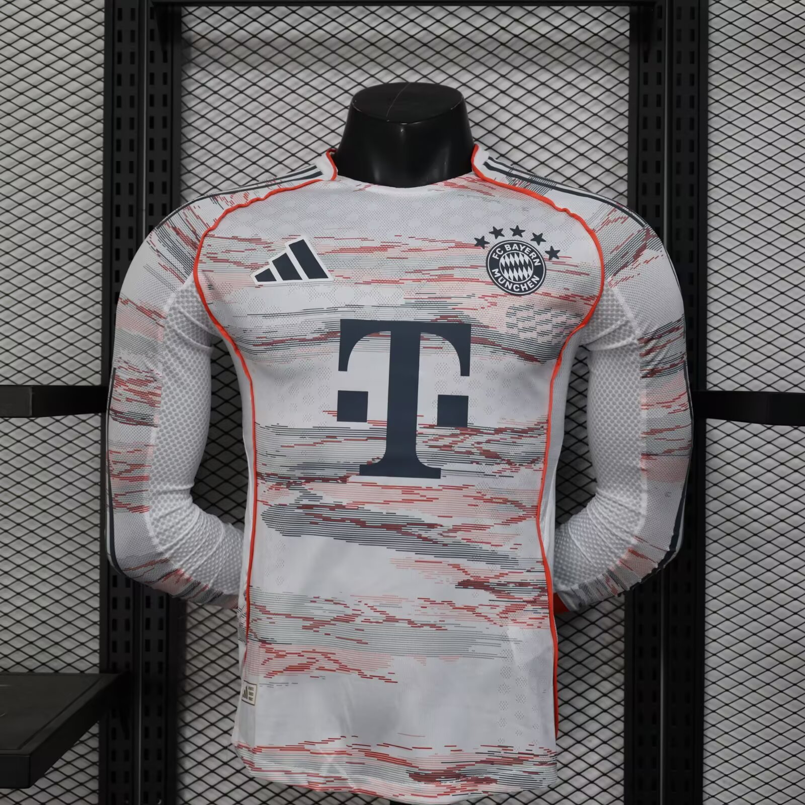 2025/2026 Long Sleeve Player Version Bayern Munchen Away Football Shirt 1:1 Thai Quality