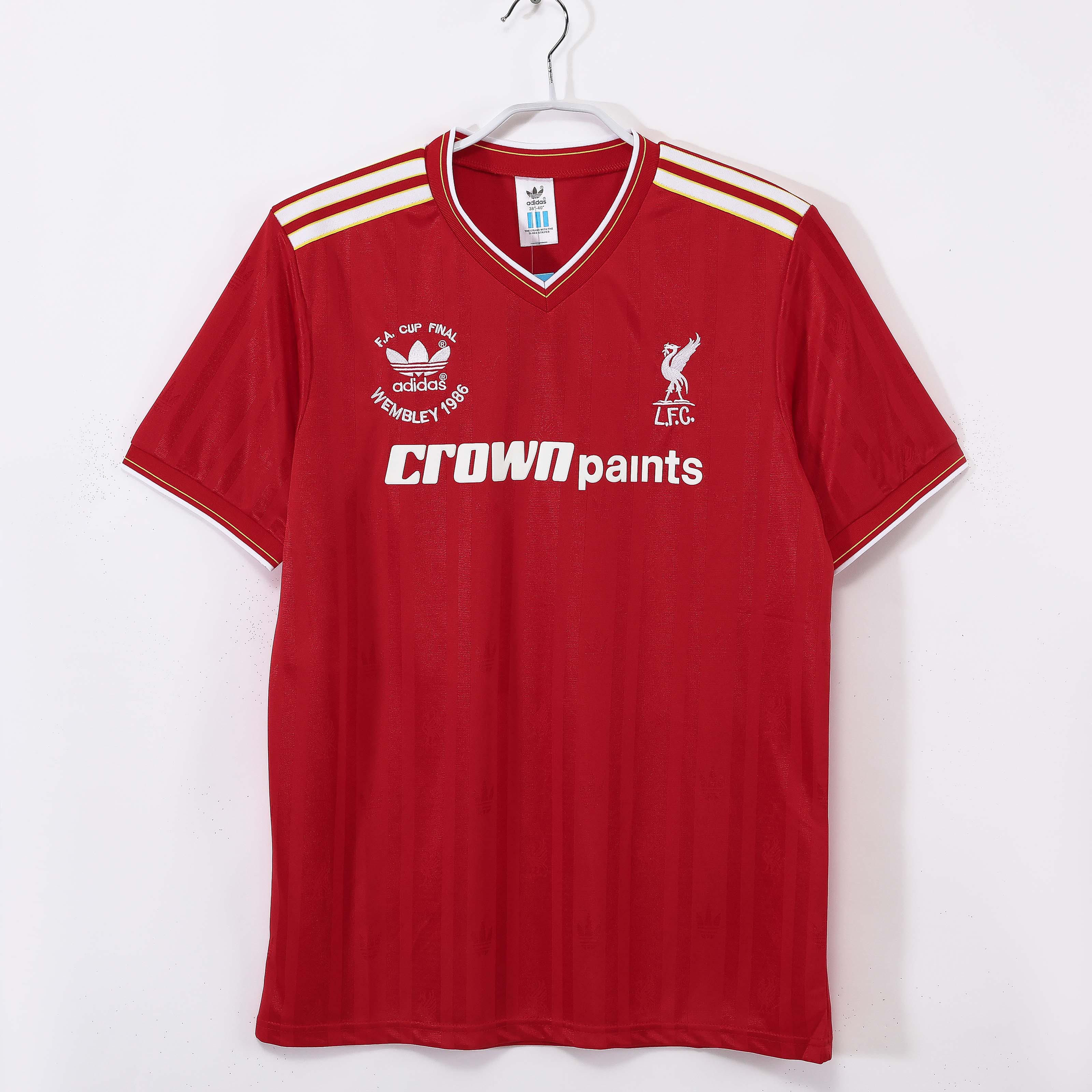1986/1987 Retro Liverpool Home Football Shirt 1:1 Thai Quality