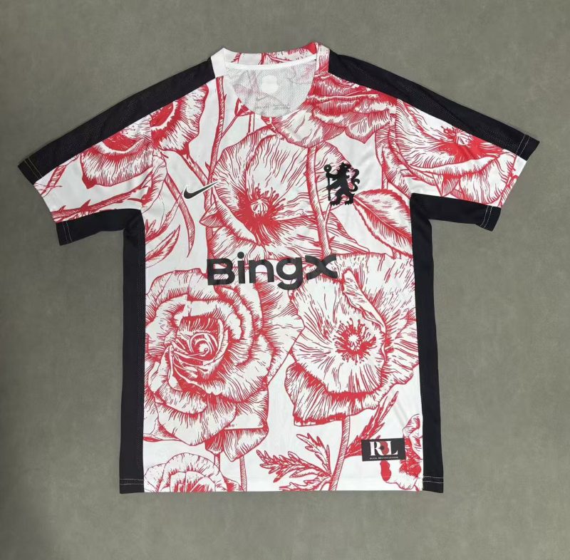 dfe1b1ffa642af856f9bcbd536da4dd6 2025/26 Chelsea Pre-competition Football Shirt 1:1 Thai Quality