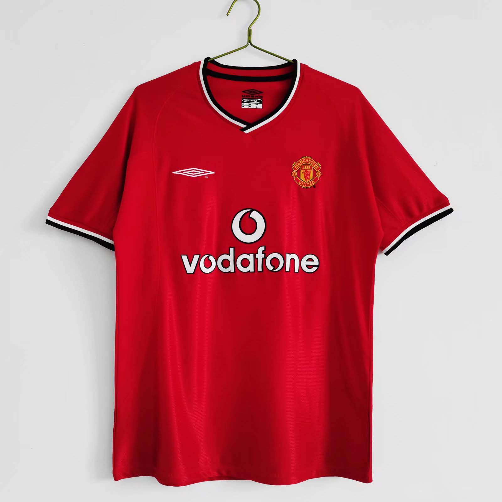 2000/2002 Retro Manchester United Home Football Shirt 1:1 Thai Quality