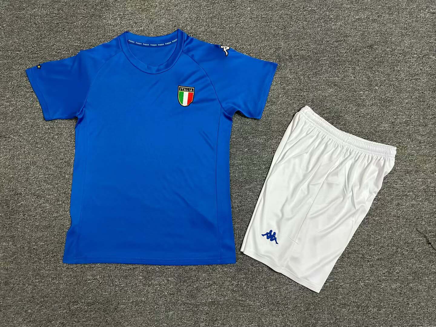 2000 Retro Italy Home Football Shirt Kids Size 1:1 Thai Quality