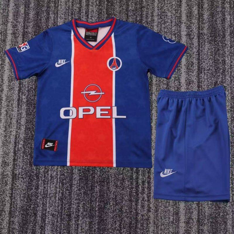 e711306c8dd989561198035850206058 1995/96 Paris Saint-Germain Home Football Shirt Kids Size 1:1 Thai Quality