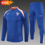 2025/2026 France Half-Pull Training Wear Football Shirt Kids Size