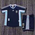 1998 Argentina Away Football Shirt Kids Size 1:1 Thai Quality