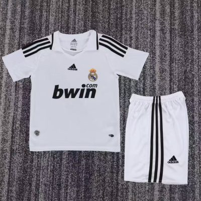 2008/09 Real Madrid Home Football Shirt Kids Size 1:1 Thai Quality