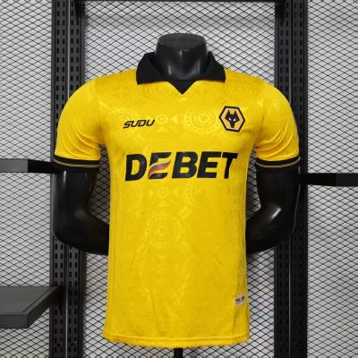 2025/2026 Player Version Wolverhampton Home Football Shirt 1:1 Thai Quality