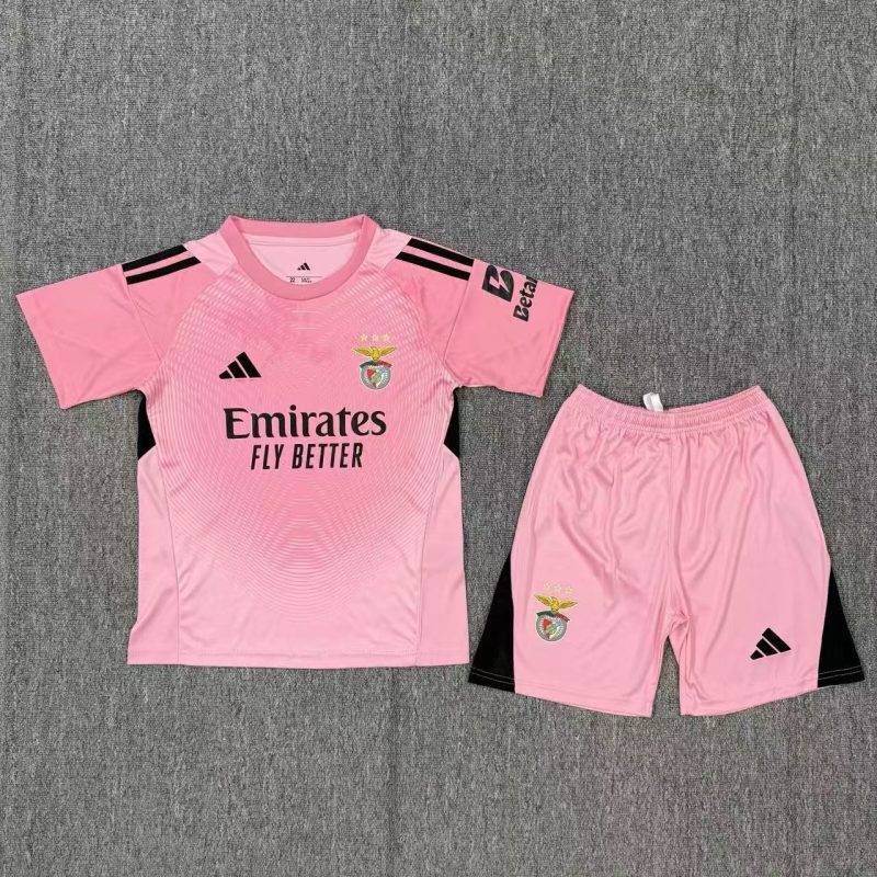 ee8d11f8b2e5d0e3996f51f29b5d4712 2025/2026 Benfica Goalkeeper Football Shirt Kids Size 1:1 Thai Quality